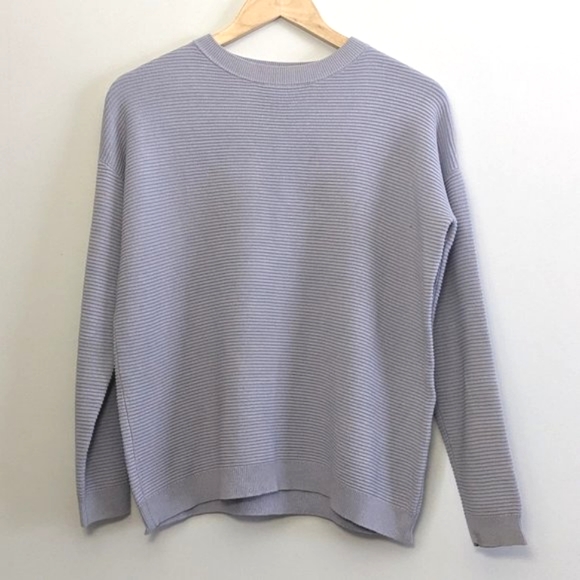 Twik Loose Ottoman Sweater, Lavender, XXS - Picture 1 of 11